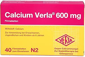 CALCIUM VERLA 600 mg Filmtabletten 40 St