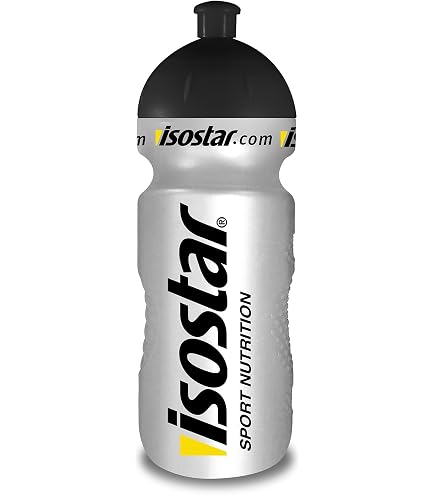 Isostar Sport Drinking Bottle 1000 ml - Senza BPA - Bottiglia d'acqua per corsa, ciclismo, palestra, escursionismo - Pratica e a prova di perdite - Chiusura push & pull (5x1000 ml