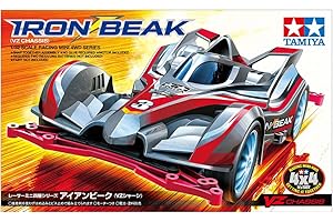 RADIOKONTROL Set Compatibile con Tamiya 18098 Mini 4WD Iron Beak Telaio VZ 1/32 Kit Montaggio