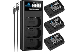 Homesuit NP-FZ100 Akku 2500mAh und 3-Slot LCD Ladegerät für Sony ZV-E1 FX3 FX30 A7RIII A7RV A7RIV A7SIII A7III A7IV A7C A7CII A6600 A6700 Alpha A1 A9 A9II A9III 9R A9R 9S Kamera (3er-Pack)