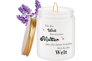 PINLANUO Geschenke für Mama Duftkerze im Glas Mama Geschenk Geburtstagsgeschenk für Mama Muttertagsgeschenk Lustige Geschenke für Mütter
