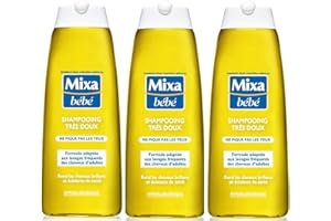 Mixa Baby Shampoo 250ml muy suave hipoalergénico - juego de 3