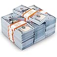 VIC7ORY Fake Money 300 PCS Prop Money 100 Dollar Bills Realistic, Full Print 2 Sided Play Money 30000 Dollar Bills for Kids Party, Movies, Decorations, Teaching and Birthday Party, Videos and Wedding
