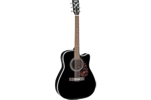 Yamaha - FX370C - Guitare Electro-Acoustique à Pan Coupé - Noir