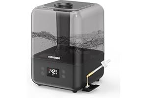 Luftbefeuchter für Schlafzimmer, große Räume, MORENTO 4,5 l Top-Füllung, kühler Nebel, Luftbefeuchter für Babys und Pflanzen, Diffusor für ätherische Öle, hält bis zu 50 Stunden, mit Nachtlicht,