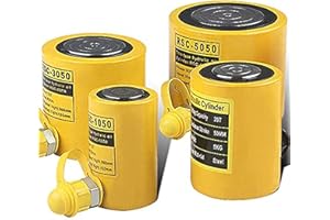 CGOLDENWALL Hydraulikzylinder 20T Hydraulikzylinderheber Einzelwirkender Professioneller Hydrauliklift 50 mm Hub, große effektive Fläche 33.16 m㎡, Selbsthöhe 106 mm (20 T)