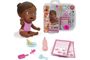 Cicciobello Amicicci, Bébé avec Set Repas et Accessoires, Différents modèles Filles ou Garçons Disponibles, Jouet pour Enfants dès 3 Ans, GIOCHI PREZIOSI,CC022