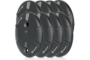 JB White 64 filtres pour appareils auditifs Phonak CeruShield Audeo Marvel Paradise | 8 Disk | Filtre cérumen pour appareil auditif | 64x filtres de protection en cire Accessoires | Wax Guards