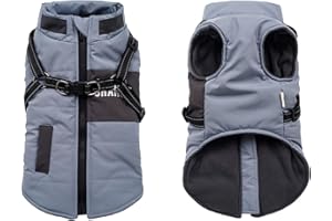 Lairle Hundemantel Winter Hundejacke Hundegeschirr Mantel Welpenmantel Jacke Weste Kleidung Kleines Hundegeschirr Hundemäntel für kleine mittelgroße Hunde