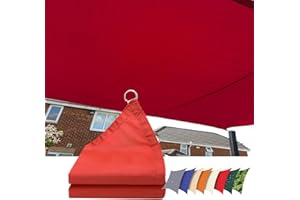 GYUEZX Shade Sail Waterproof,2x8m Rectangle Sunscreen Awning Canopy,Outdoor Shade Canopy 95% UV Protection with Free Rope,for Deck Garden, Patio,Yard,Party,Beach