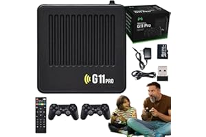 HITIANYA Retrowave G11 Pro, Retrowave G11 Pro Game Box 4K, Retrowave Game Box Retro-Spielekonsole, 256 Gb, 60.000+ Spiele, Plug & Play-Spielekonsole, Unterstützt Über 40 Emulatoren (2spieler)