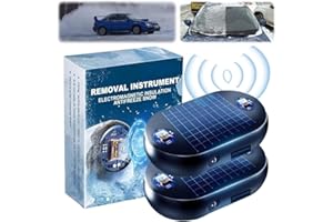 Eznaobo Elektromagnetische Schneeräumung, elektromagnetisches Frostschutzgerät, tragbares kinetisches Molekularheizgerät, schnurloses Schneeräumgerät für Eis, Schnee, Frost, schnell und effizient (2