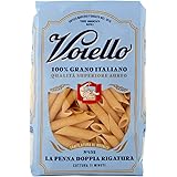 Voiello Pasta Penne Rigate N.152, Pasta Corta di Semola Grano Aureo 100% - 500 g