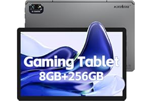 kinstone Tablet gamingowy z systemem Android 12, MTK 8183, procesor Octa-Core, tablet dla dzieci, 8 GB RAM 256 GB ROM, WLAN tablet (2,4 G + 5G), tablet PC IPS 1920 x 1200 FHD, aparat 5 MP + 13 MP,