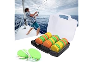 YUECOOM Carretes De Almacenamiento De Línea De Pesca EVA De 24 Uds., Herramienta De Tablero De Bobinado, Aparejos De Bobina, Soportes De Almacenamiento De Línea De Pesca, Organizador Para Almacenamiento De Lí