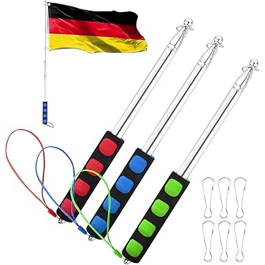 ACCESSORI MOTO PALO Bandiera Riflettente Con Asta Visibile EUR 13,07