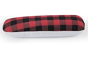 BIMUYI Ironing Ham, Sleeve Pressing Seam Roll, Tailors Sleeve Roll Pad (Red)