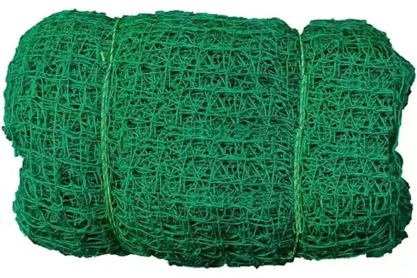 AMZ Sports Nets Cricket Batting Practice Net Regular Training Netting for Outdoor Backyard Ground Sports (1.5mm Thickness) (Green, 12Ft. X 50 Ft.)