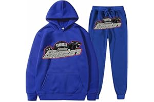 XYYYHTL Trapstar Hombre 2 Piezas Conjunto de Chándal Trapstar Mujer Trapstar Chandal London con Impresión de Logotipo Sudadera Trapstar con Capucha y con Pantalones Chandal Trapstar Shooters