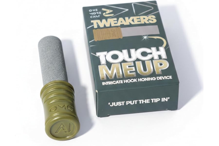 Tweakers Touch Me Up - Precision Hook Honing Tool for Sharper Fishing Hooks, Compact Handheld Sharpener for Carp & Coarse Fishing Rigs
