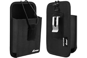 LUITON Barcode-Scanner-Holster-Tasche für Mobiltelefone in Handygröße, verstellbarer Barcode-Scanner-Halter, kompatibel mit Zebra TC70, TC77 und anderen Hand-Barcodes (Plus mit Seil)