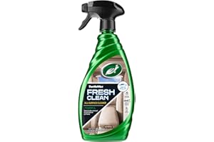 Turtle Wax Fresh Clean All-Surface Interior Car Cleaner, Removes Stains, Odours & Grime From Car Upholstery, Vinyl, Leather, Plastics and More, Effective Car Freshener, New Car Smell, 500ml, Pack of 1