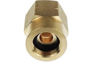 Tezla Adaptateur de conversion de l'écrou butane de 21,8 mm au propane Pol standard