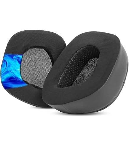 Kwnobile Ohrpolster Für Corsair Virtuoso RGB Wireless – Kunstleder Mit Kühl-Gel, Ersatz Für Kopfhörer