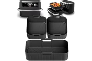 VIRIECH 3 Pezzi Accessori Air Fryer, Silicone per Friggitrice ad Aria per Cassetto Ninja Flex AF500, Accessori per Friggitrice ad Aria, Stampo Air Fryer per Ninja Foodi Flex