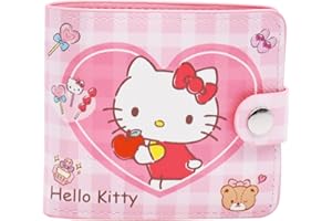 Miotlsy Pink Cat Wallet Pink Cat Kids Wallet Girls Wallet Purse Bifold Wallet Teen Girls PU Leather Purse Coin Wallet Short Child Wallet for Children Girls Gift Pink