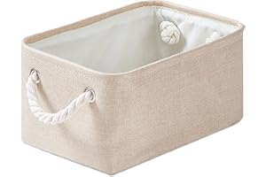 Mangata Boîte de rangement en tissu, 1 paquet (kaki clair, petit)