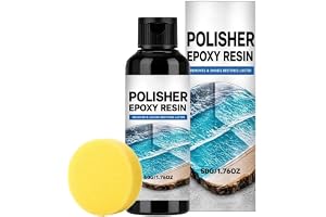 Epoxiharts polerset 50 g slipreparations-rengöringspasta med | Harts-polerrengöringsmedel för smycken, glansrestaurering, bänkskivor, bord, sten, metall och gör-det-själv-projekt