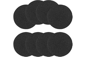 YuCool 8 Stücke Filter Komposthaufen Rund,Kompost Behälter Filter Holzkohle, Aktivkohlefilter für Küchenmüllkomposter Filter,Filter Kompost Behälter Ersatz Filter, rund