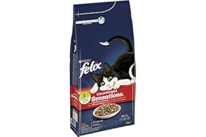 FELIX Countryside Sensations Katzenfutter trocken, mit Rind und Huhn, 6er Pack (6 x 2kg)
