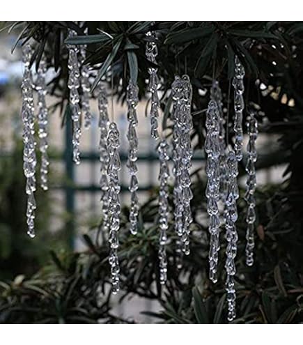 Lot de 10 décorations de Noël en cristal pour décoration de sapin Lot de 10 décorations de Noël en cristal pour décoration de sapin