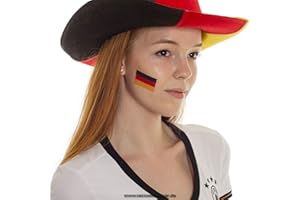 TATTOODRUCKER 10 x Deutschland Tattoo Fan Fahnen Set EM 2021- Germany temporary tattoo Flag (10)