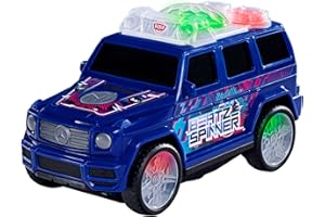 Dickie Toys - Mercedes-Benz G-Klasse Beat Spinner (23 cm) - tanzendes Streets N BEATZ Spielzeugauto, motorisiert, EDM-Sound & Farbwechsel, batteriebetrieben, Auto für Kinder ab 3 Jahre