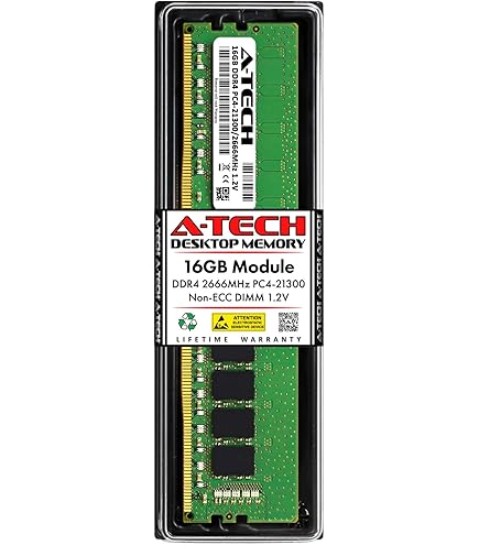 A-Tech 16GB DDR5 4800MHz PC5-38400 CL40 UDIMM 1.1V Non-ECC