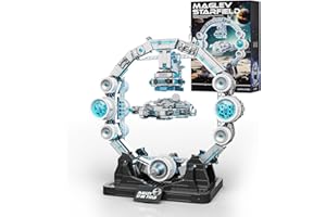 muuchuu Kit de construction de vaisseau spatial magnétique, flottant, jouet d'étoile, décoration de vaisseau de guerre, cadeau pour garçons