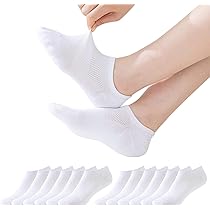 6 Pares Calcetines Invisibles EUPSIIU – Tobilleros, Con Agarre De Silicona, De Algodón Y Nylon, Para Hombre Y Mujer