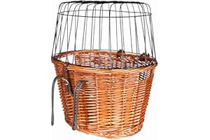 Trixie 2806 Cestino anteriore per bici per cani, 44 × 48 × 33 cm, naturale