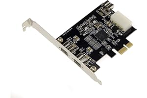 KALEA-INFORMATIQUE PCIe Firewire 800 IEEE1394B Controller-Karte auf PCI Express Port 1x 2+1 Ausgänge mit TI Chipsatz XI02213AZAY