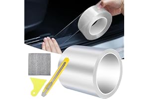 YFLeomry Lackschutzfolie Transparent 10cm x 5m,Universal Lackschutzfolie Auto Schutzfolie Selbstklebend, Schutzfolie Fahrrad mit Schaber, Lackschutzfolien für Auto, Fahrrad, Motorrad, Möbel