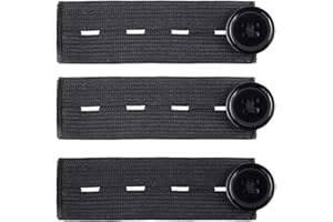 Comfy Fit Mamaband Hosenerweiterung – Hosenbunderweiterung für die Schwangerschaft – 3er Pack in Schwarz