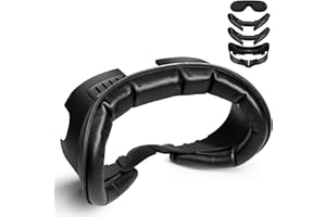 Maecker VR Face Pad Compatible pour Quest 3 Interface faciale Remplacement de Deux Mousse avec Protecteur de lentille pour Quest 3 Face Pad