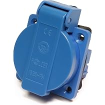 Walther-Werke CEE Wandsteckdose 32A 5polig – IP54, Mit Schraubtechnik