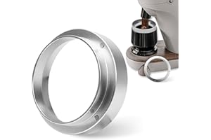 N\C Pierścień dozujący do kawy, 58 mm, sitko do espresso, lejek uniwersalny, aluminiowy pierścień do dozowania kawy, dokładne napełnianie, lejek dozujący, zamiennik do ekspresu do kawy, akcesoria (58 mm)