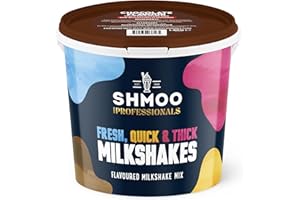 Shmoo Chocolate Flavour Milkshake, Fresh Thick Ice Cream Textured Chocolate Milkshake Powder Base 1.8kg (138 Regular Servings Per Tub)