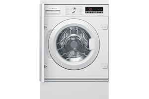 Bosch Home & Kitchen Appliances Serie 6 WIW28302GB Built in Washing Machine with 8kg Capacity, SpeedPerfect, ActiveWater Plus, AllergyPlus, EcoSilence Drive, 1400rpm, White