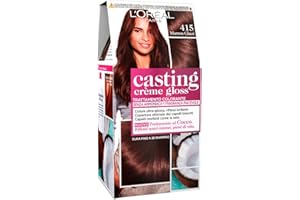 L'OREAL PARIS L'Oréal Paris Tinta Capelli Casting Creme Gloss senza Ammoniaca 415 Marron Glacé (Il pacchetto può variare)